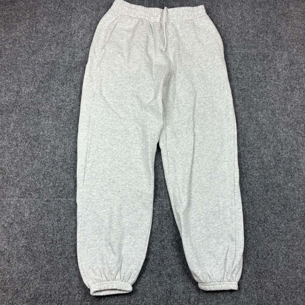 Old Navy Womens Size XS W26 Light Gray Heather Jogger Sweatpants Drawstring